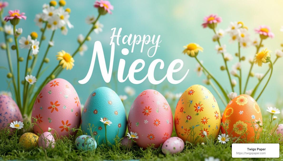 Crafting the Perfect Easter Message for Your Niece - Twigs Paper