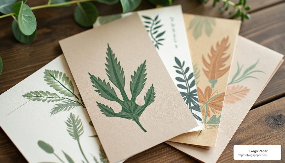 Celebrate Sustainably: The Best Biodegradable Invitation Cards - Twigs Paper