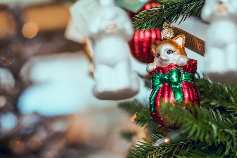 Whiskers and Baubles: A Guide to Cat Christmas Ornaments - Twigs Paper