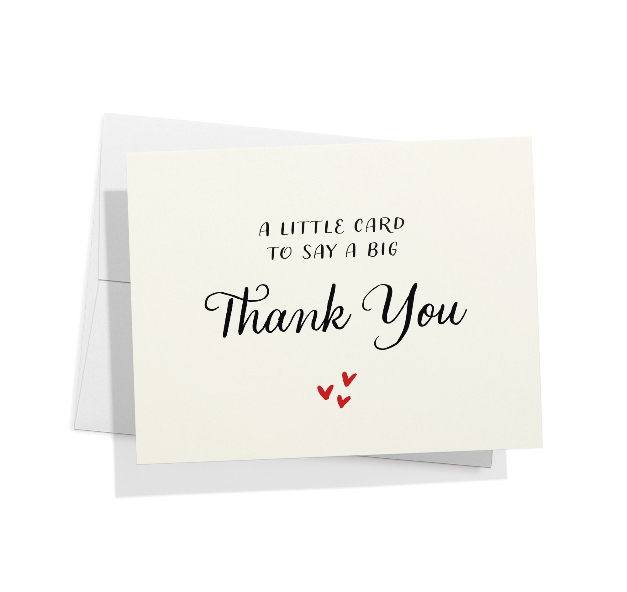 A Little Card to Say a Big Thank You - Physical - Twigs Paper
