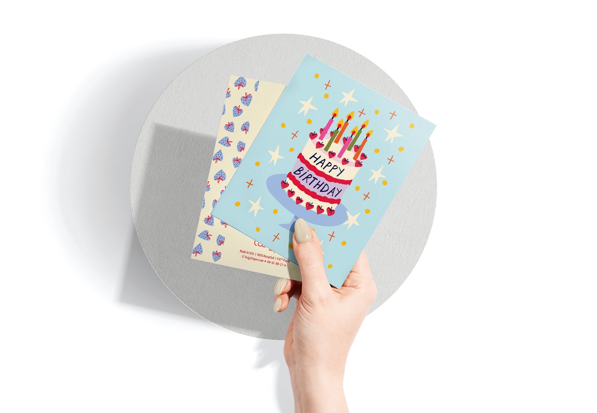 Artful Birthdays – Illustrated Birthday Card Set (12 Cards)