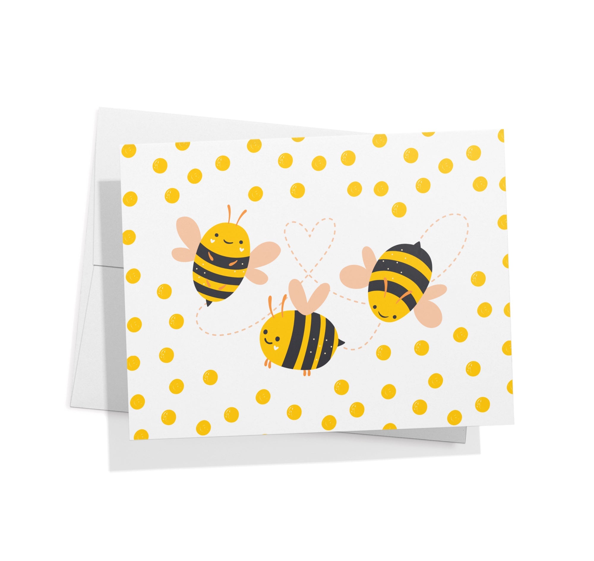 Bumble of Joy Bee Greeting Cards with Envelopes - Set of 12