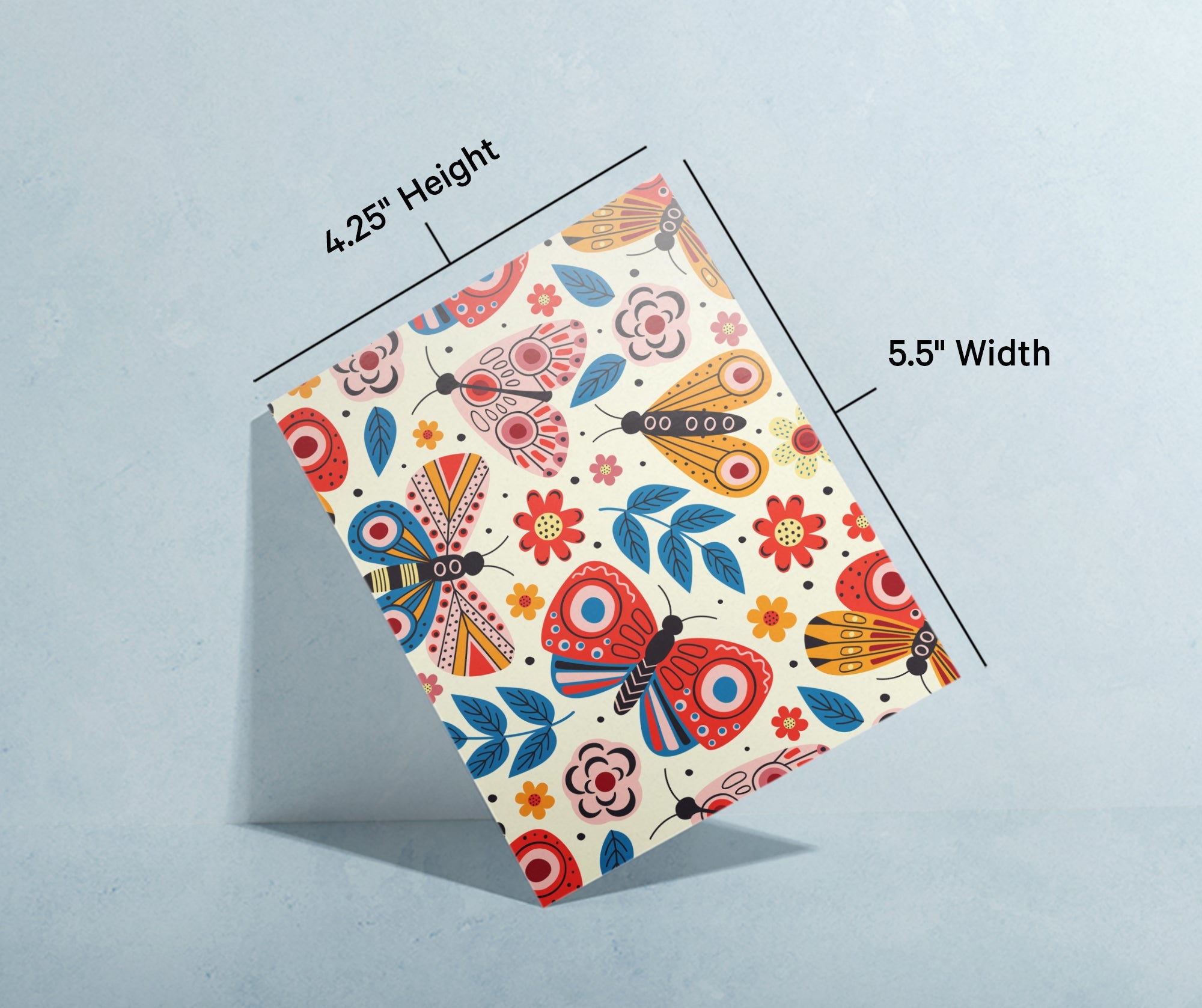 Butterfly Garden Thank You Cards with Envelopes - Set of 12