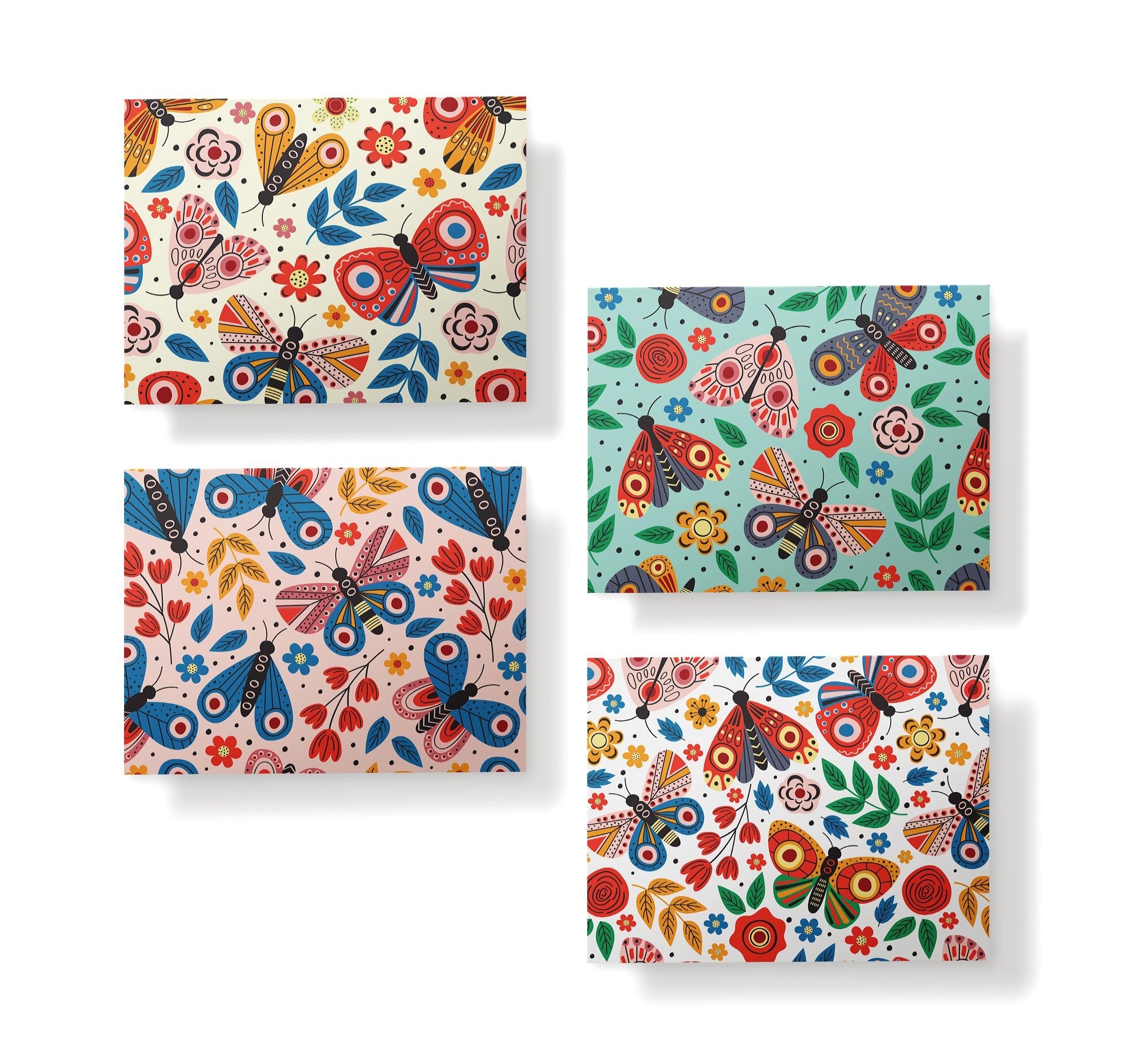 Butterfly Garden Thank You Cards with Envelopes - Set of 12