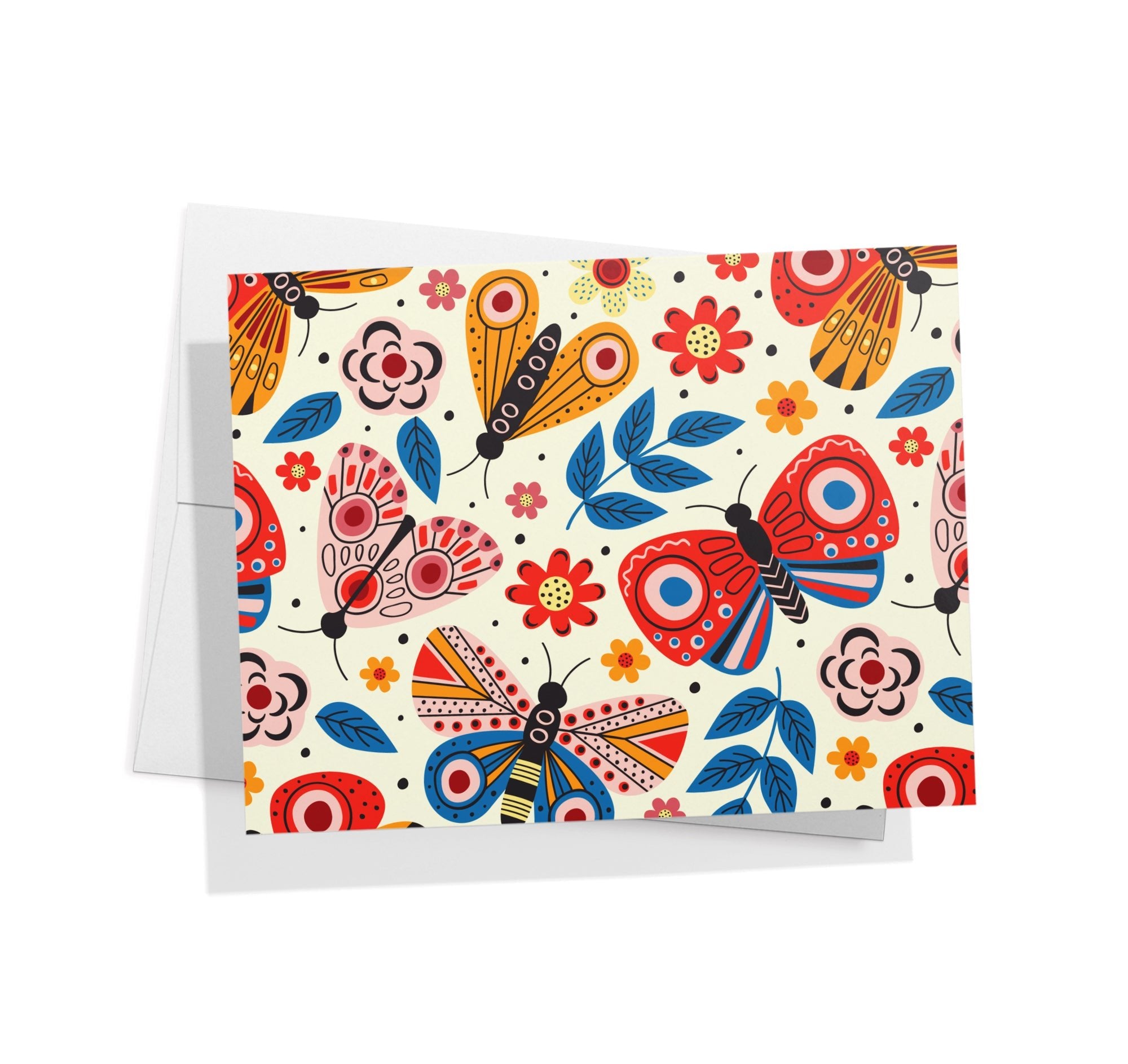 Butterfly Garden Thank You Cards with Envelopes - Set of 12