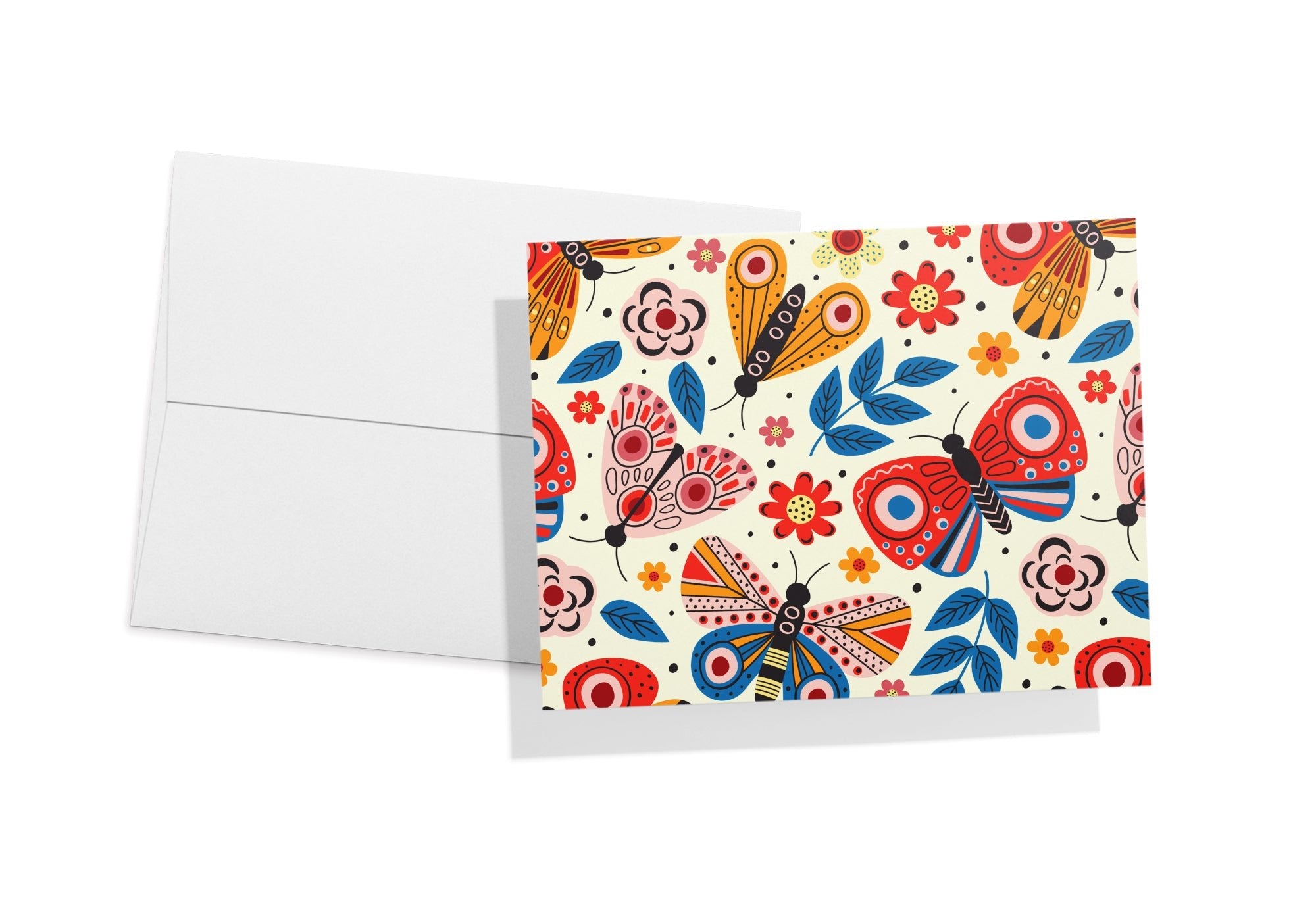 Butterfly Garden Thank You Cards with Envelopes - Set of 12