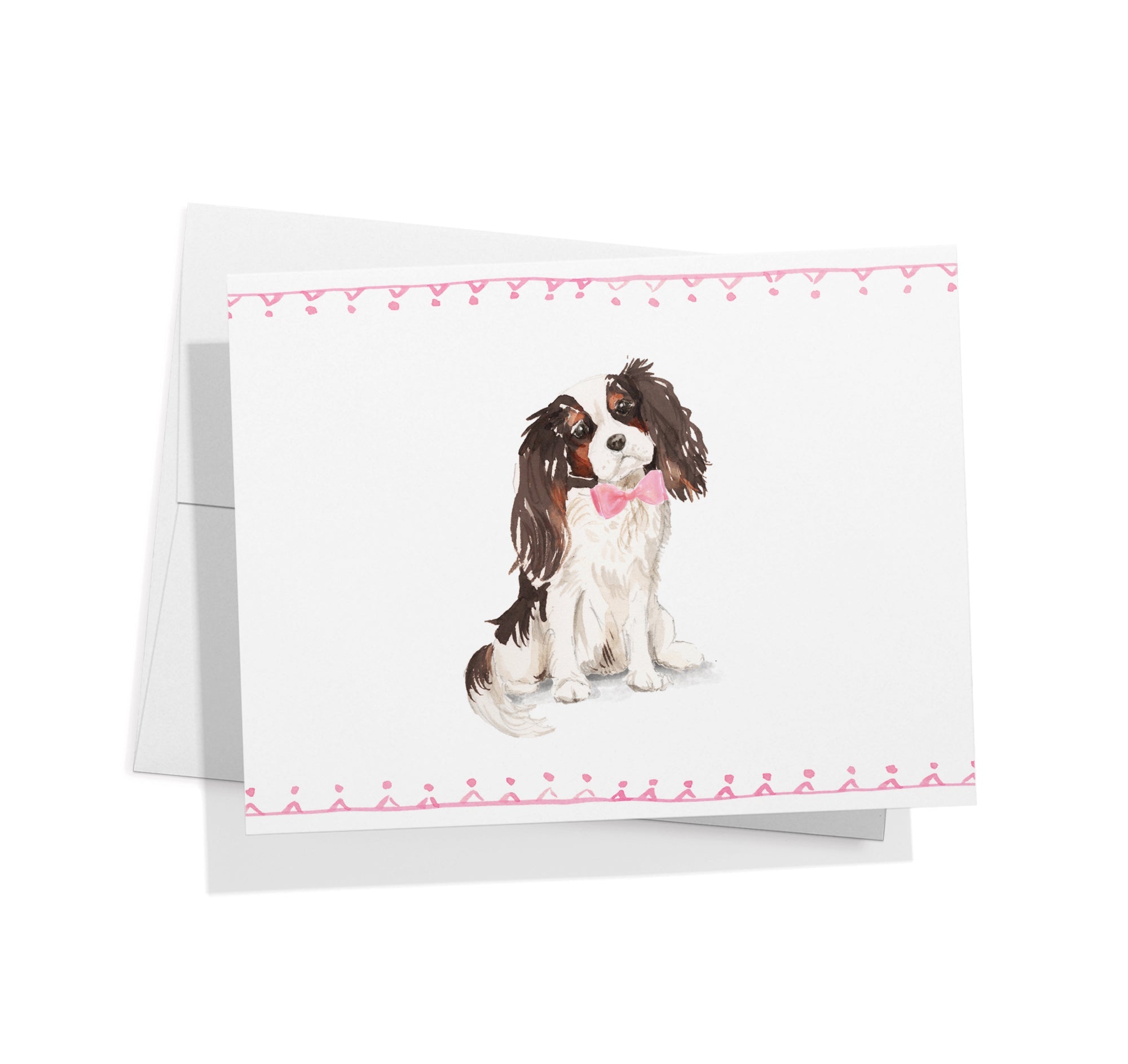 Cavalier King Charles Spaniel Greeting Cards with Envelopes - Set of 12