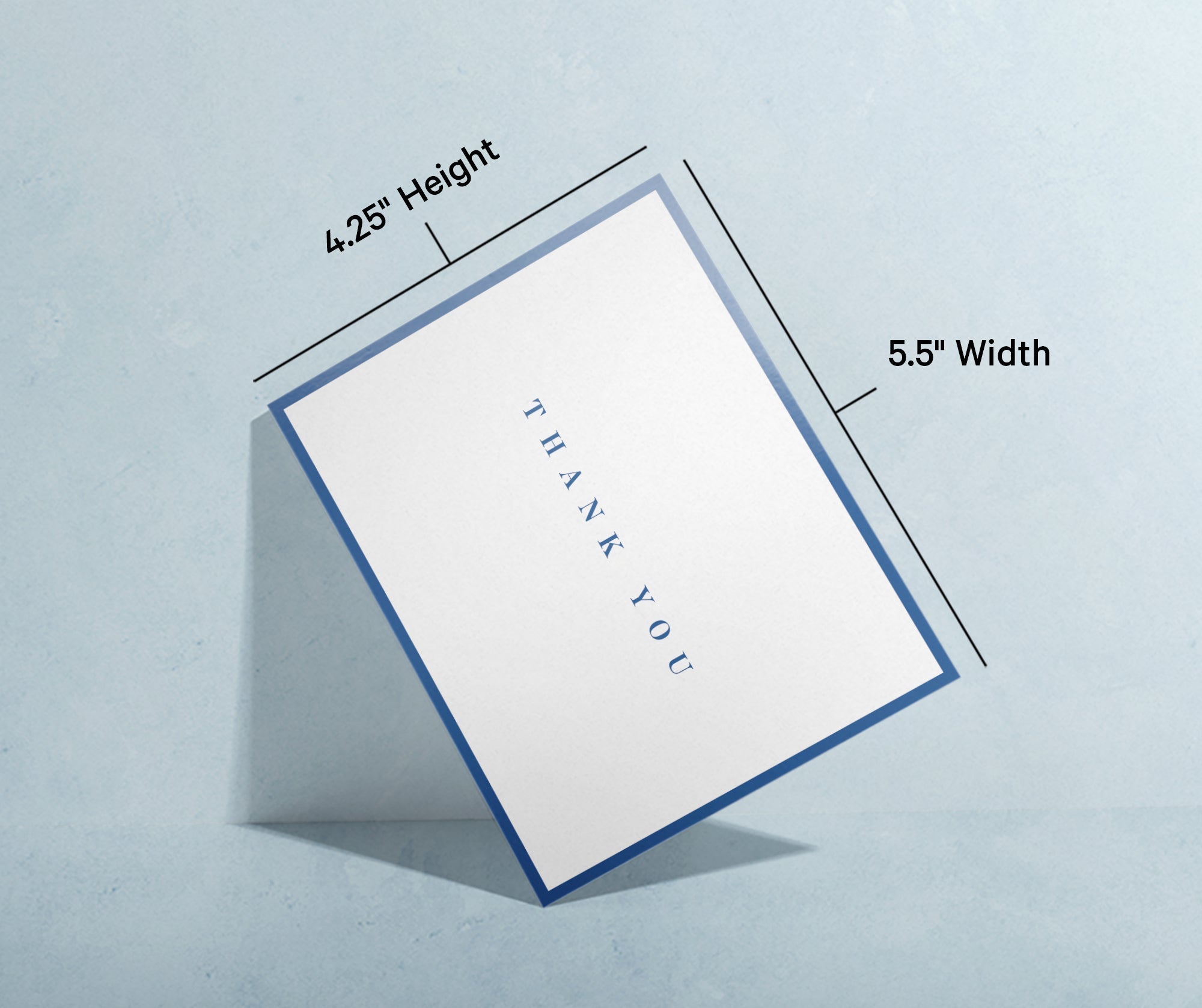 Classic Thank You Greeting Cards, set of 12 with envelopes, Twigs Paper - view 6