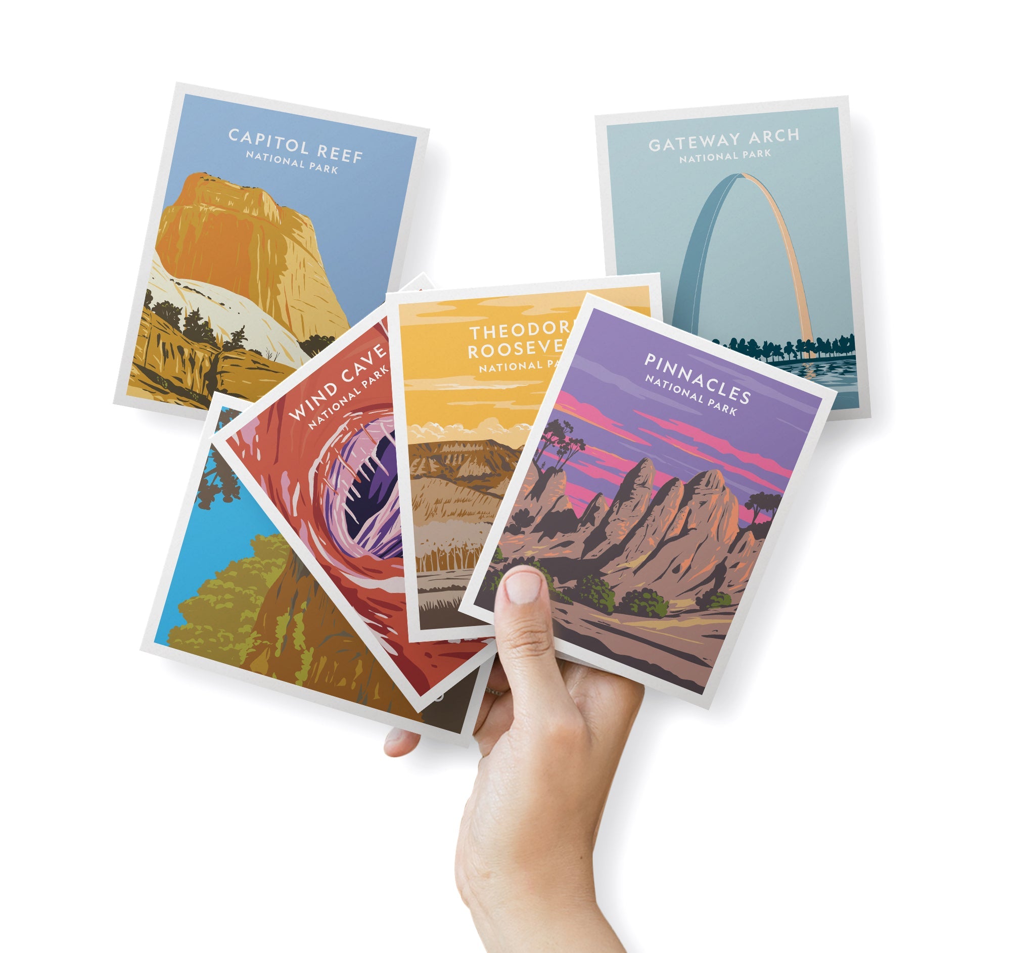Gateway to Discovery National Park Cards with Envelopes - Set of 12