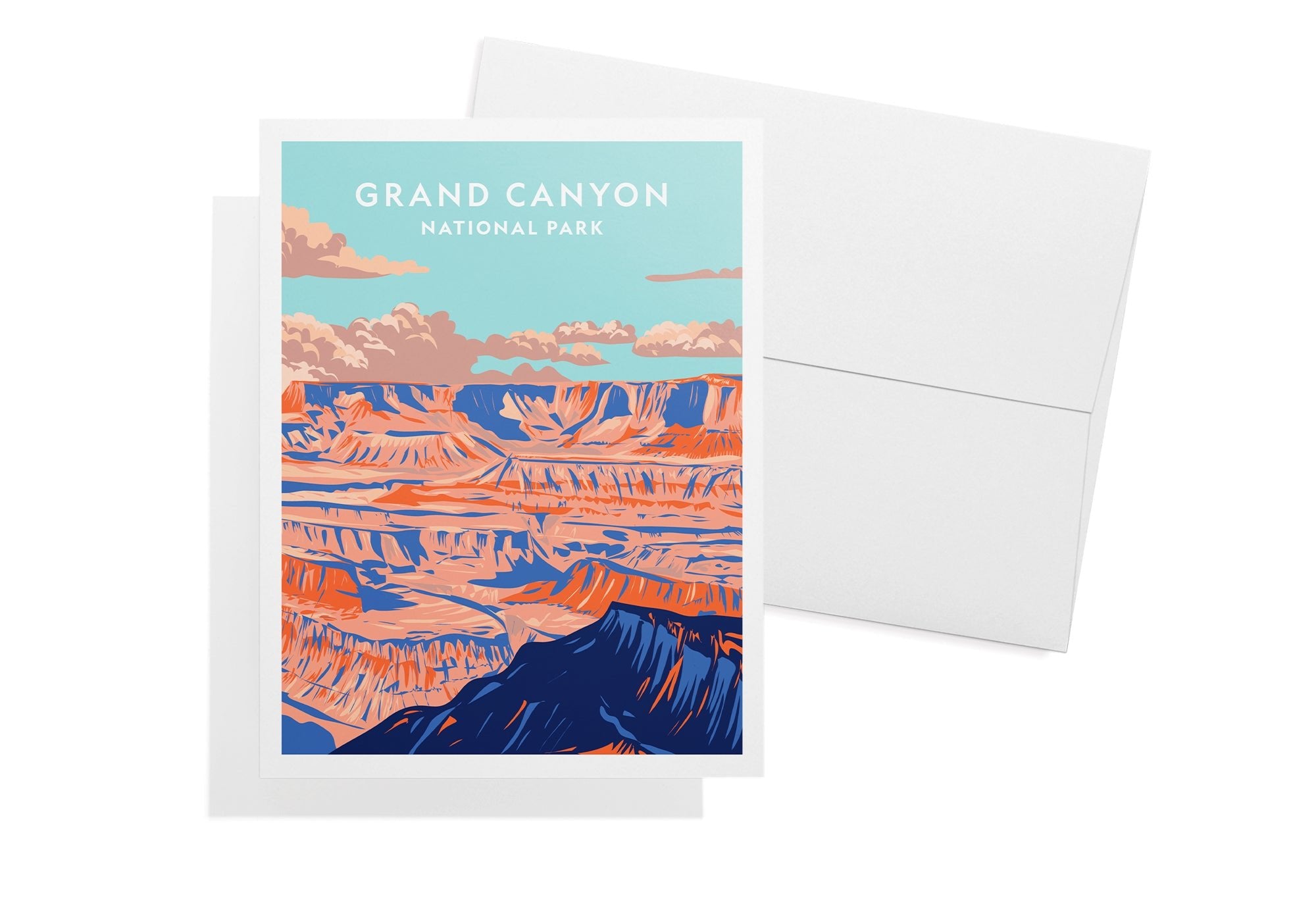 Majestic Landscapes National Park Cards with Envelopes - Set of 12