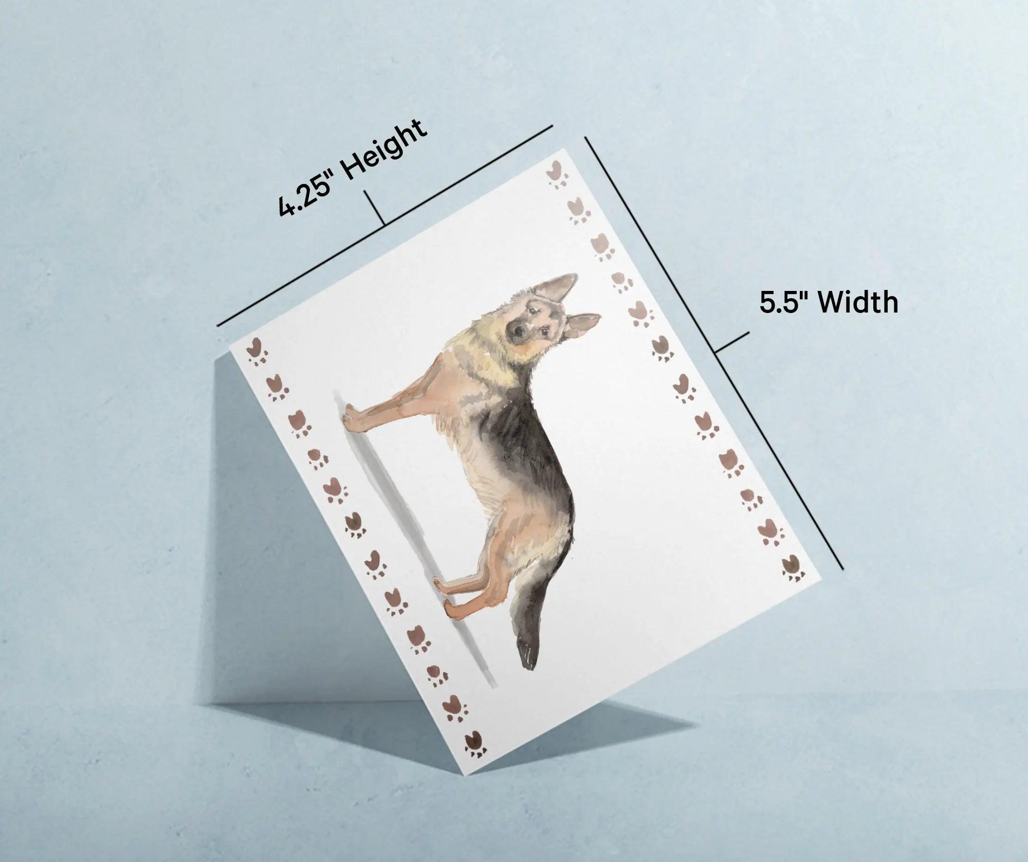 German Shepherd - Physical - Twigs Paper