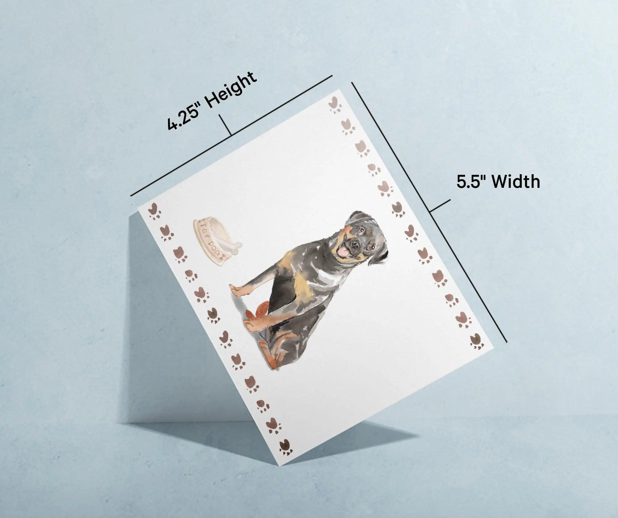 Rottweiler Dog - Physical - Twigs Paper