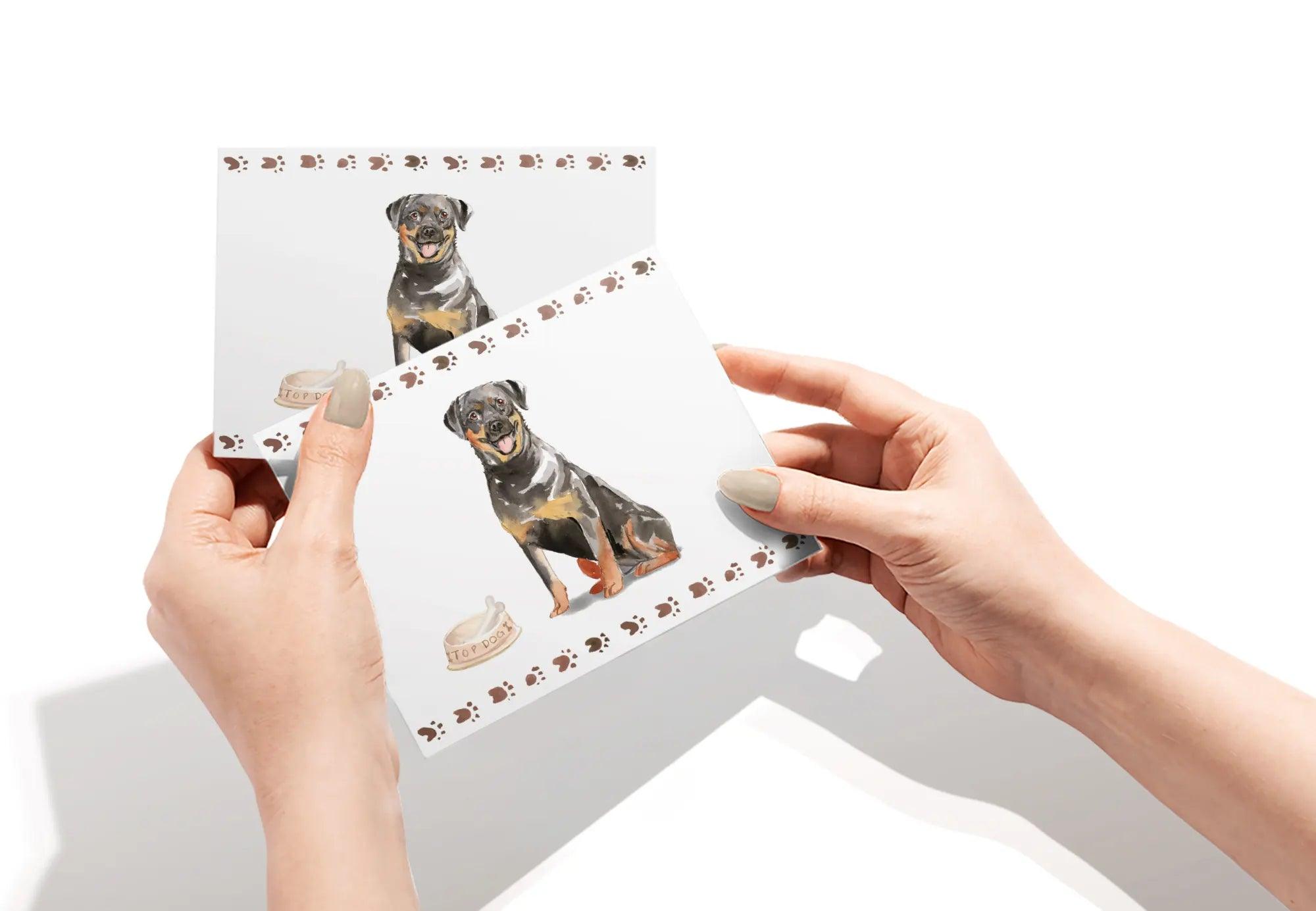 Rottweiler Dog - Physical - Twigs Paper