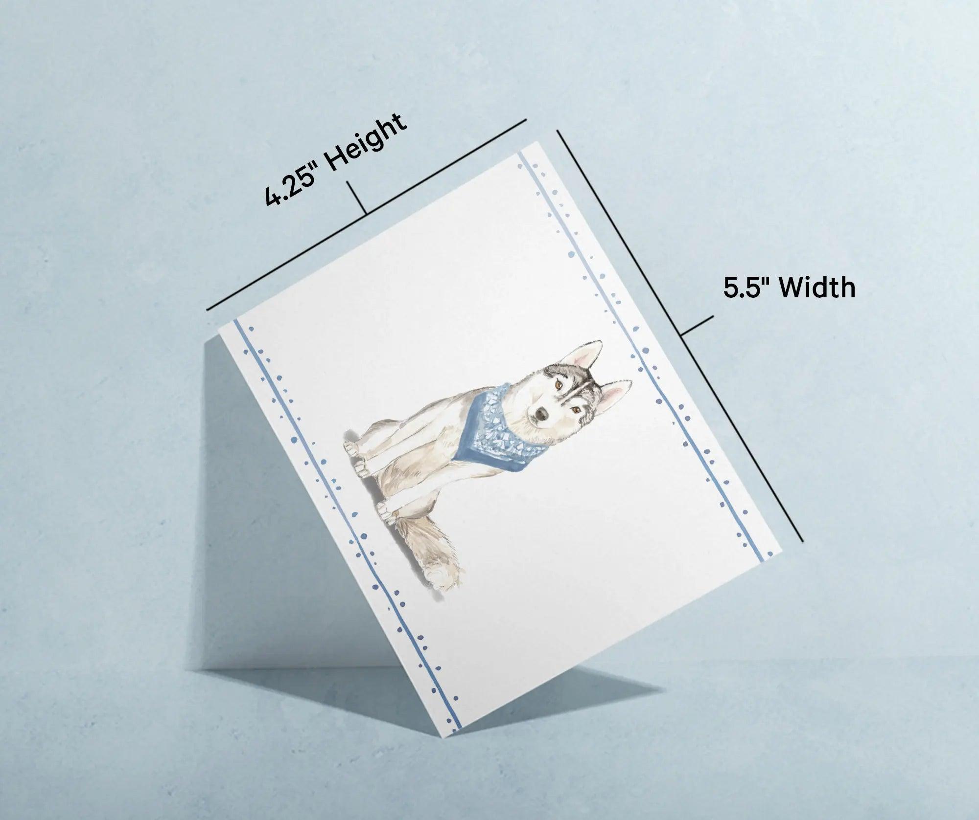 Siberian Husky Dog - Physical - Twigs Paper