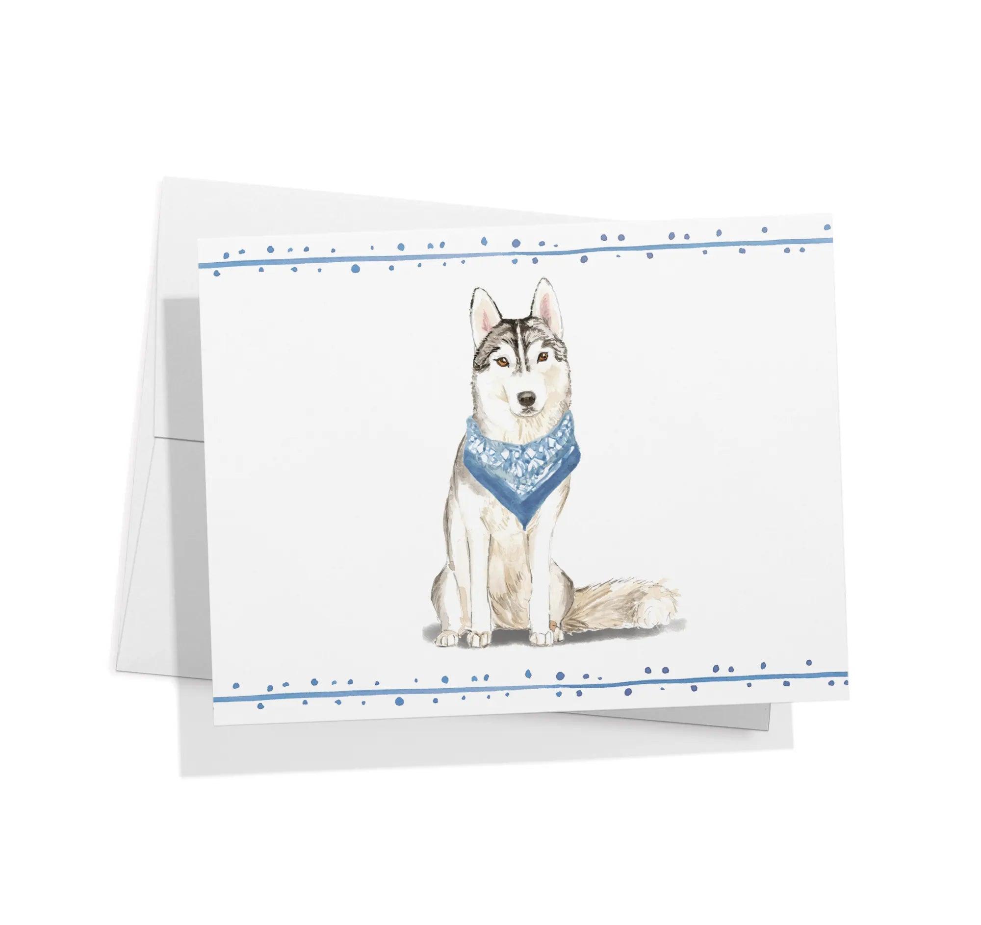 Siberian Husky Dog - Physical - Twigs Paper