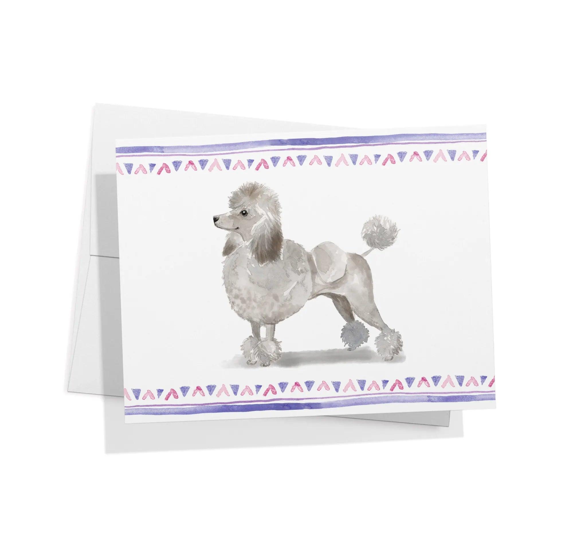 Standard Poodle Dog - Physical - Twigs Paper