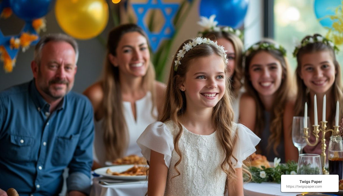 Say Mazel Tov with the Perfect Bat Mitzvah Card - Twigs Paper