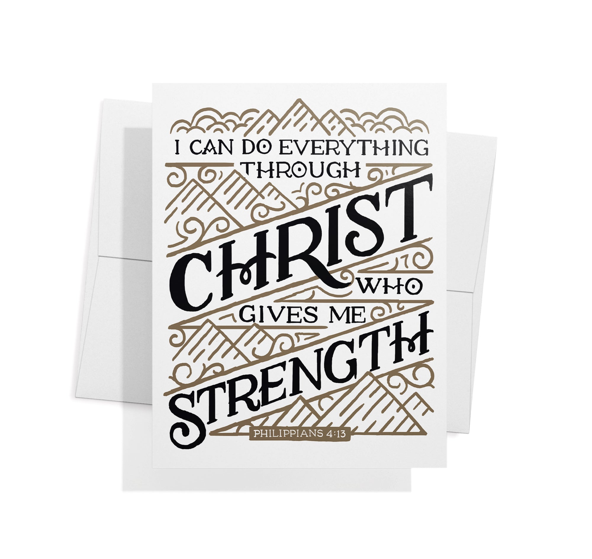 Scripture Encouragement Christian Greeting Cards with Envelopes - Set of 12