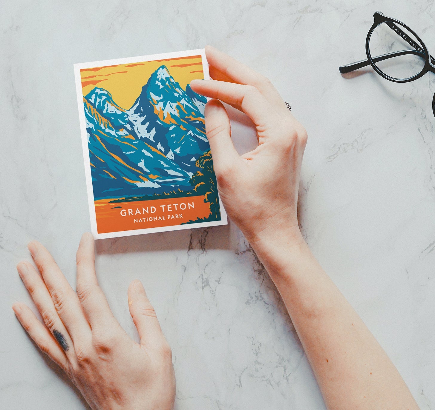 American Wilderness National Park Cards with Envelopes - Set of 12