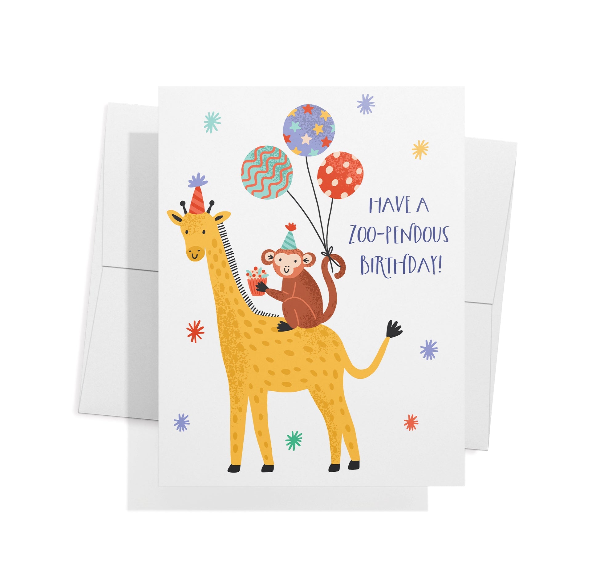 Birthday Bash Funny Birthday Cards with Envelopes - Set of 12