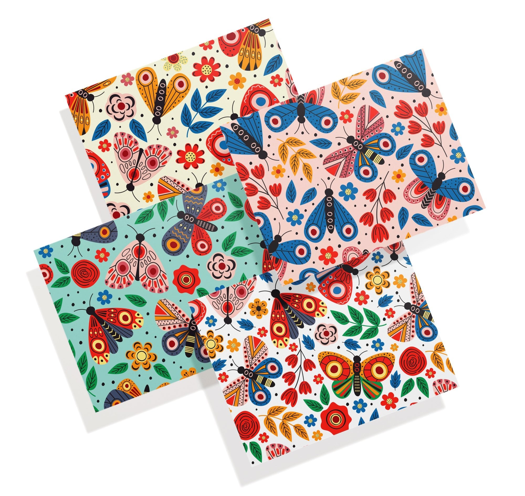 Butterfly Garden Thank You Cards with Envelopes - Set of 12