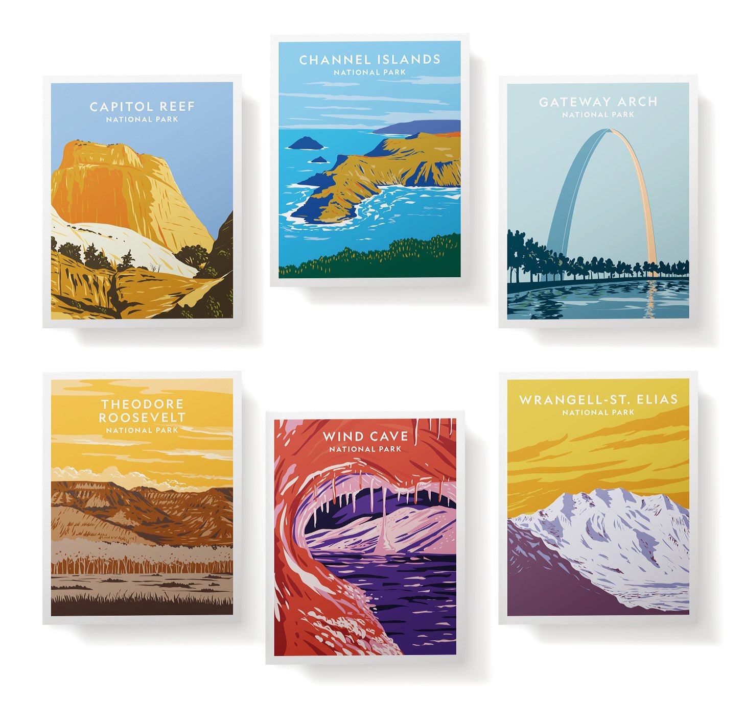 Gateway to Discovery National Park Cards with Envelopes - Set of 12