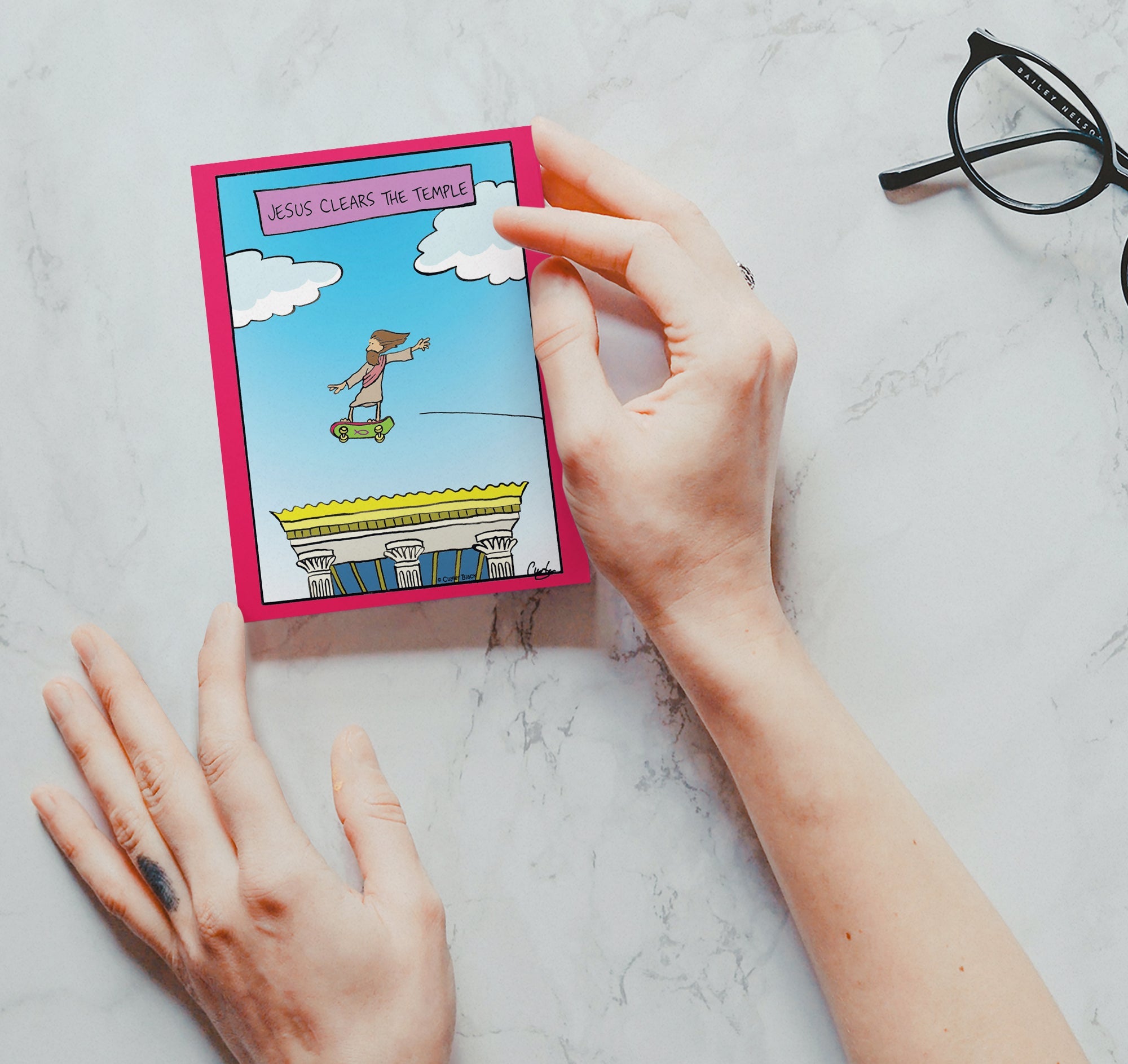 Inherit The Mirth Funny Christmas Cards with Envelopes - Set of 12