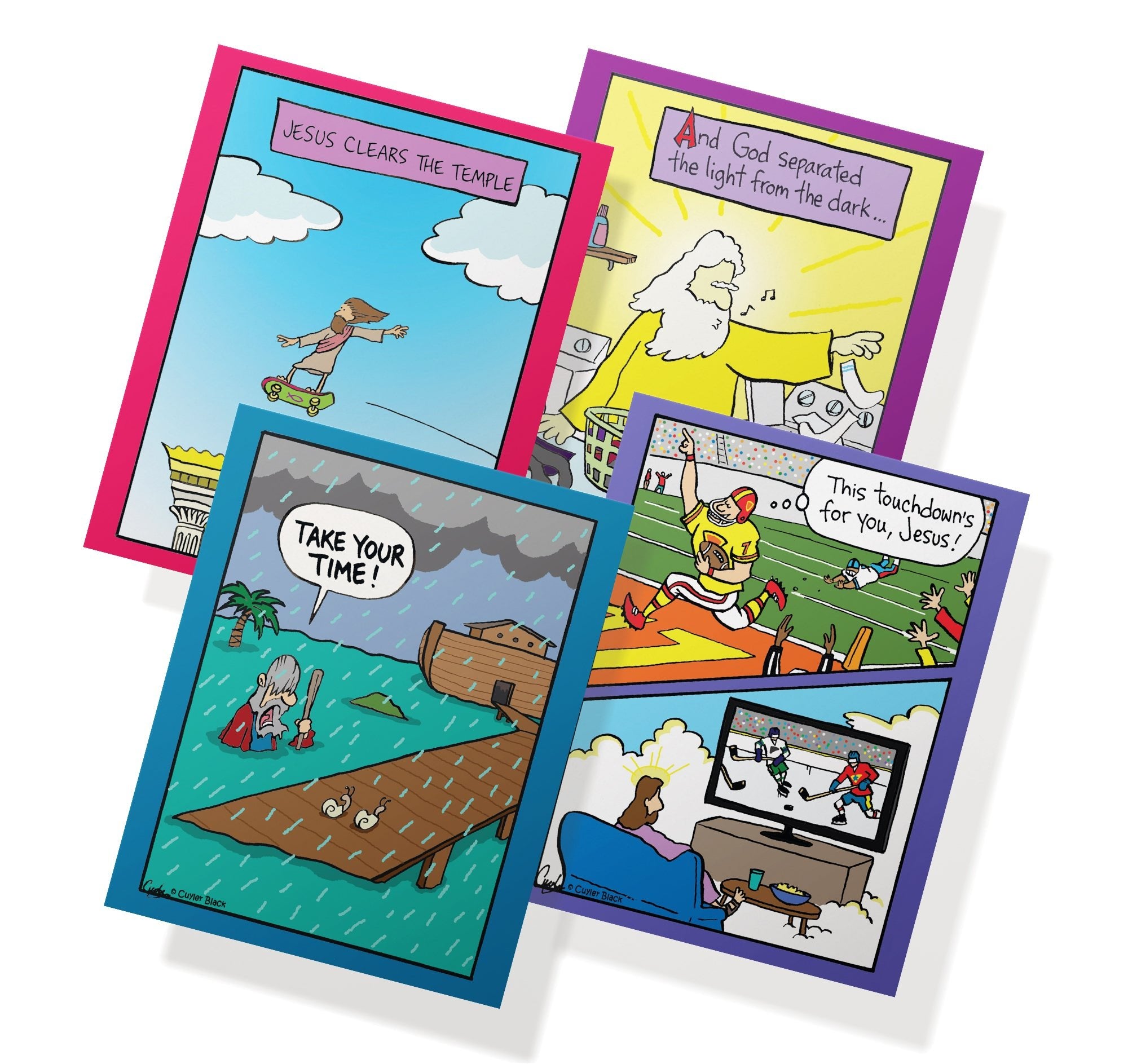 Inherit The Mirth Funny Christmas Cards with Envelopes - Set of 12