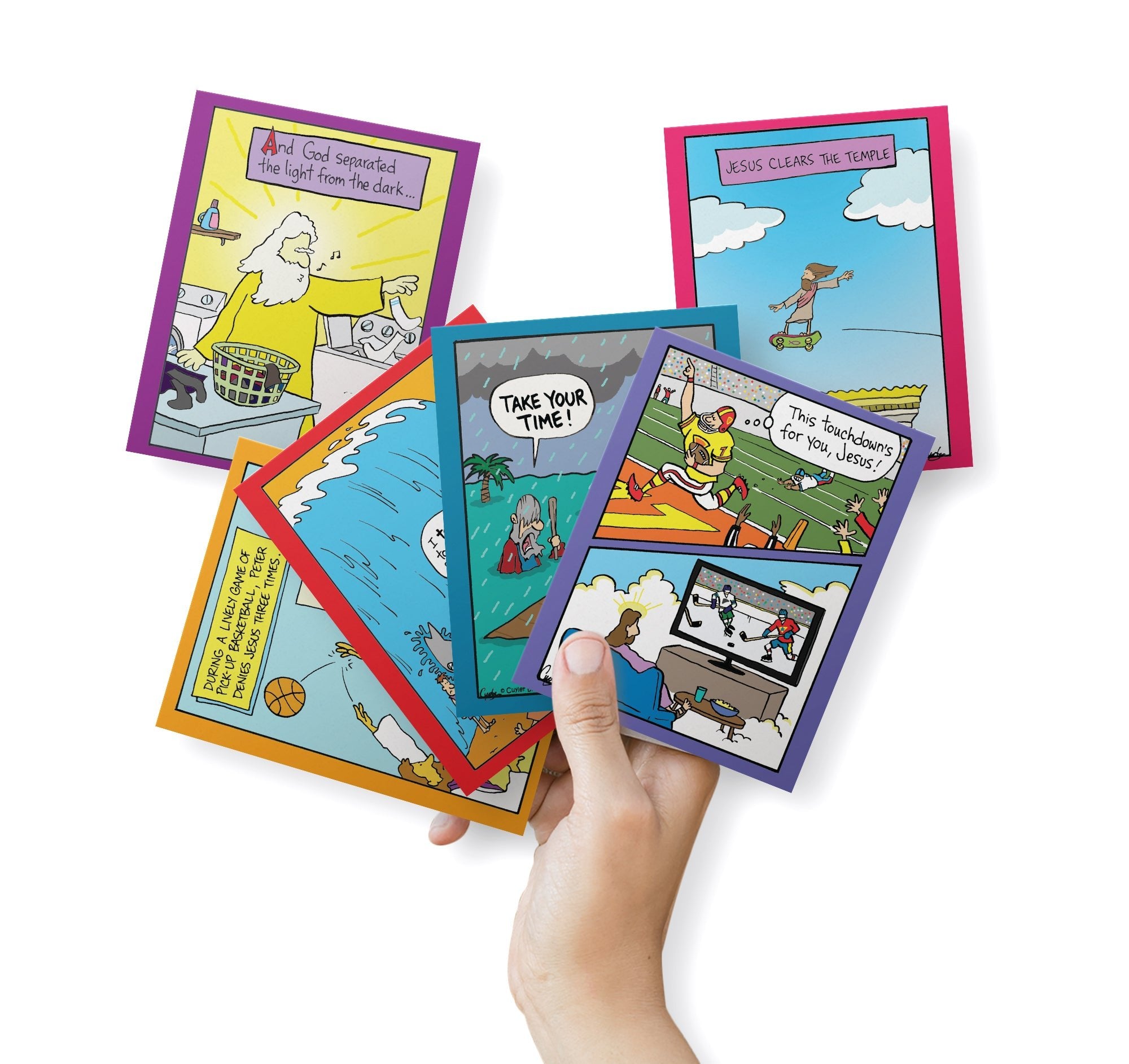 Inherit The Mirth Funny Christmas Cards with Envelopes - Set of 12