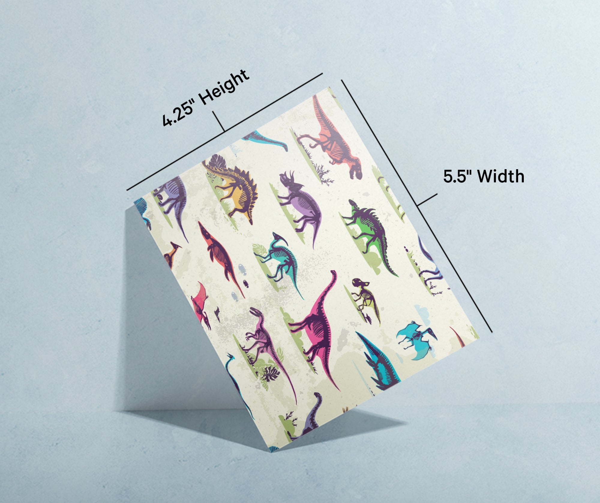 Jurassic Joy Dinosaur Greeting Cards for Kids with Envelopes - Set of 12