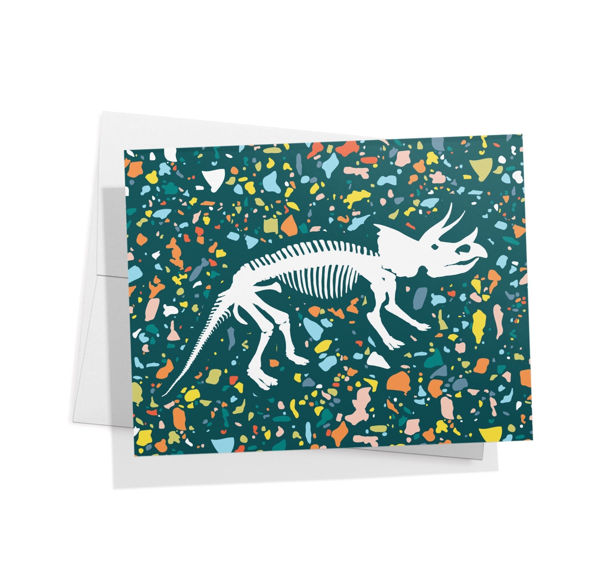 Jurassic Joy Dinosaur Greeting Cards for Kids with Envelopes - Set of 12