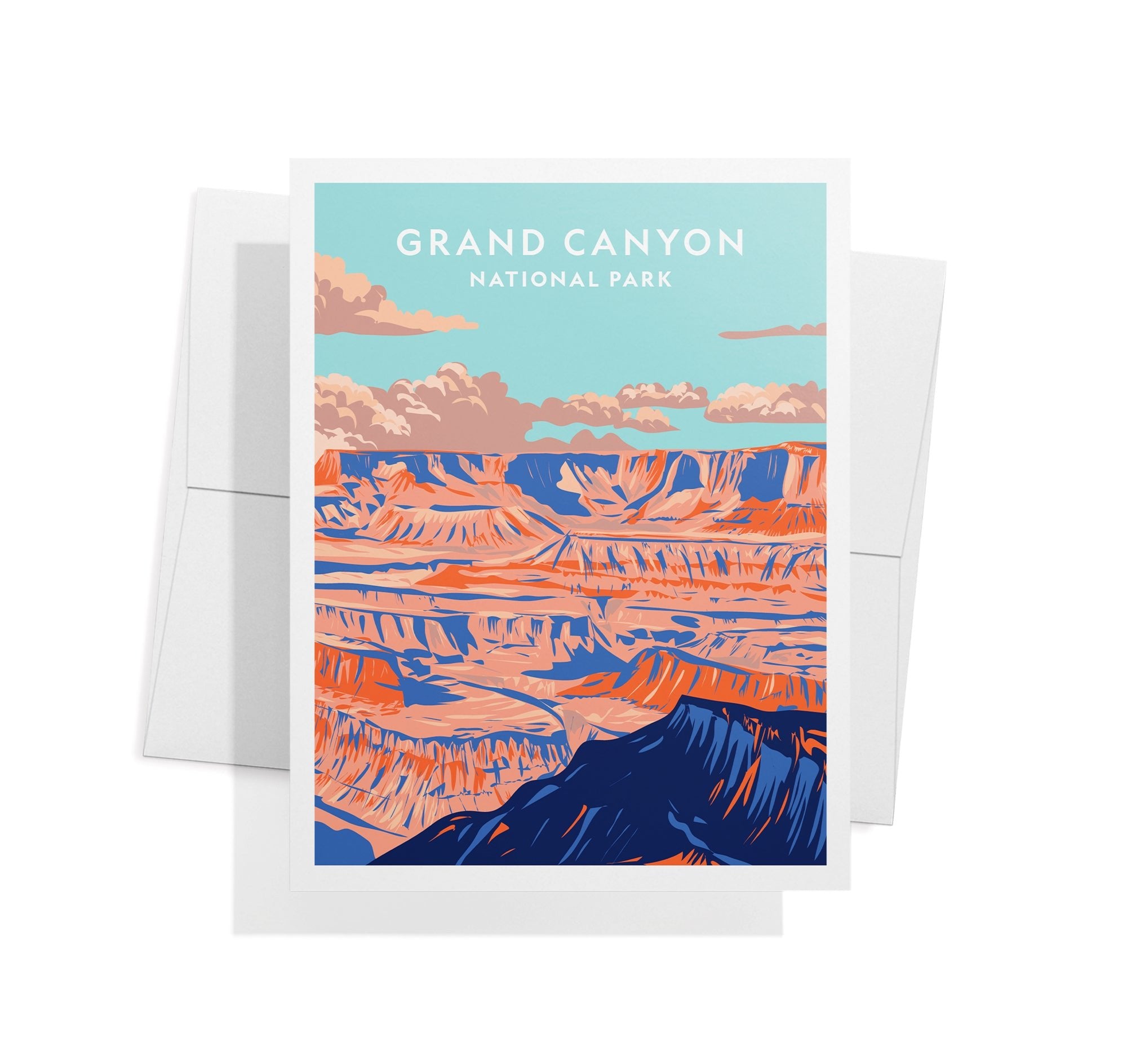Majestic Landscapes National Park Cards with Envelopes - Set of 12