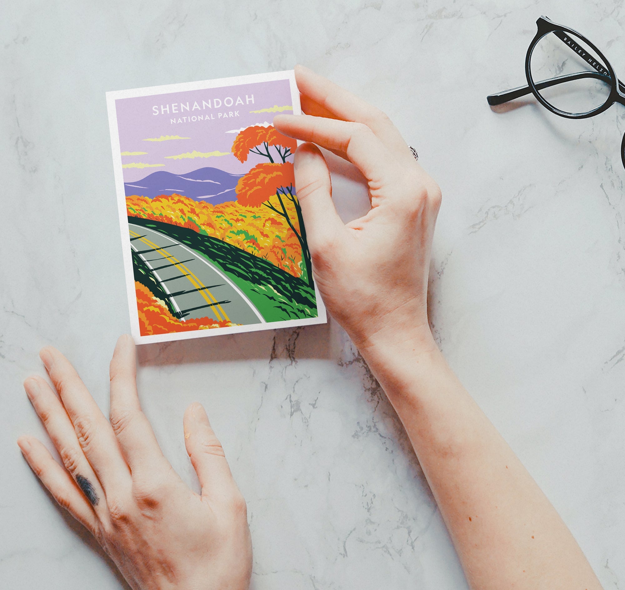 Natural Wonders National Park Cards with Envelopes - Set of 12