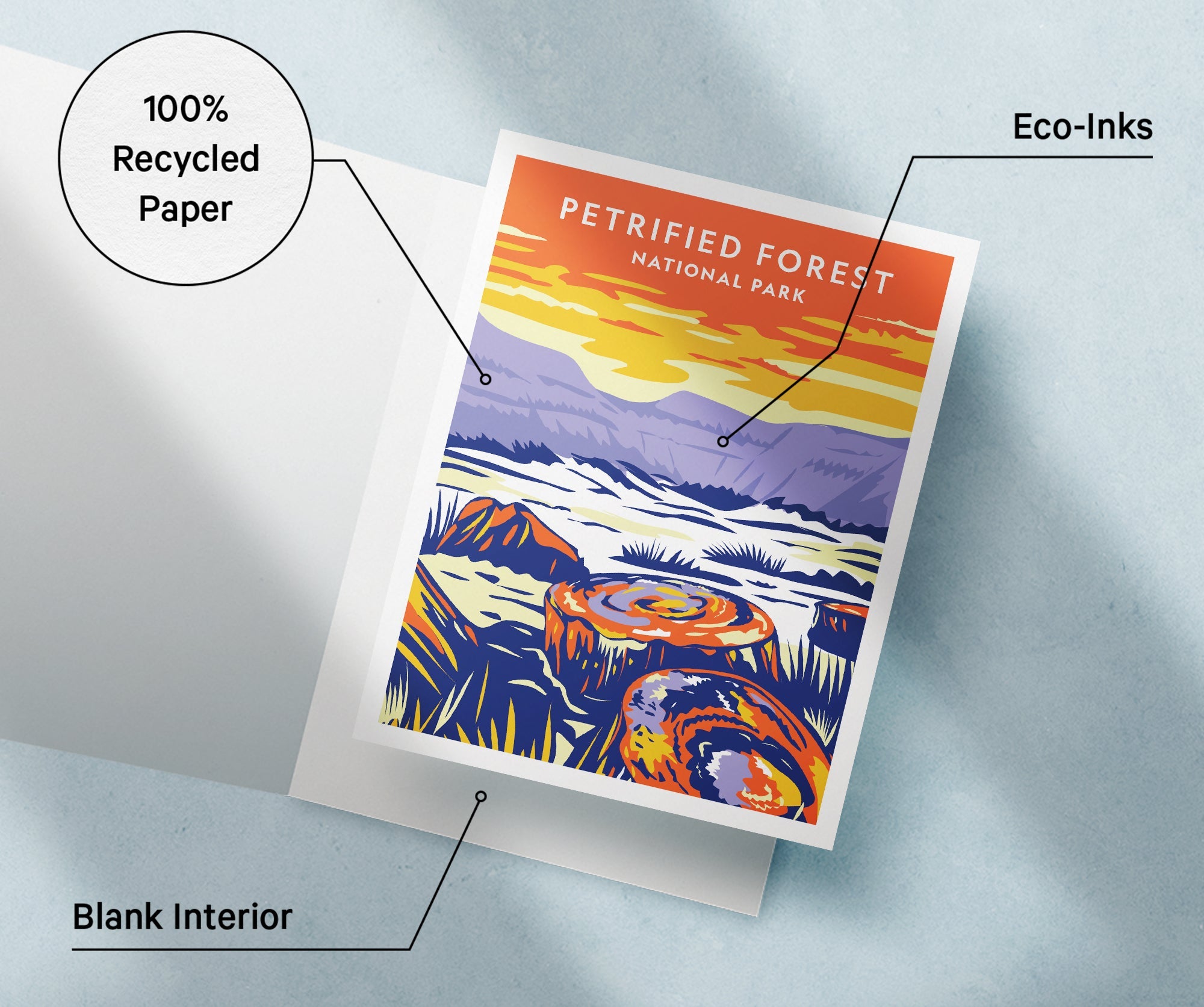 Natural Wonders National Park Cards with Envelopes - Set of 12