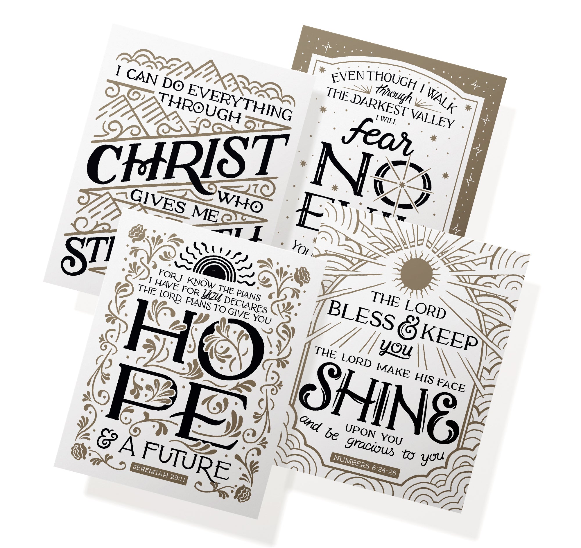Scripture Encouragement Greeting Card Set - Physical - Twigs Paper