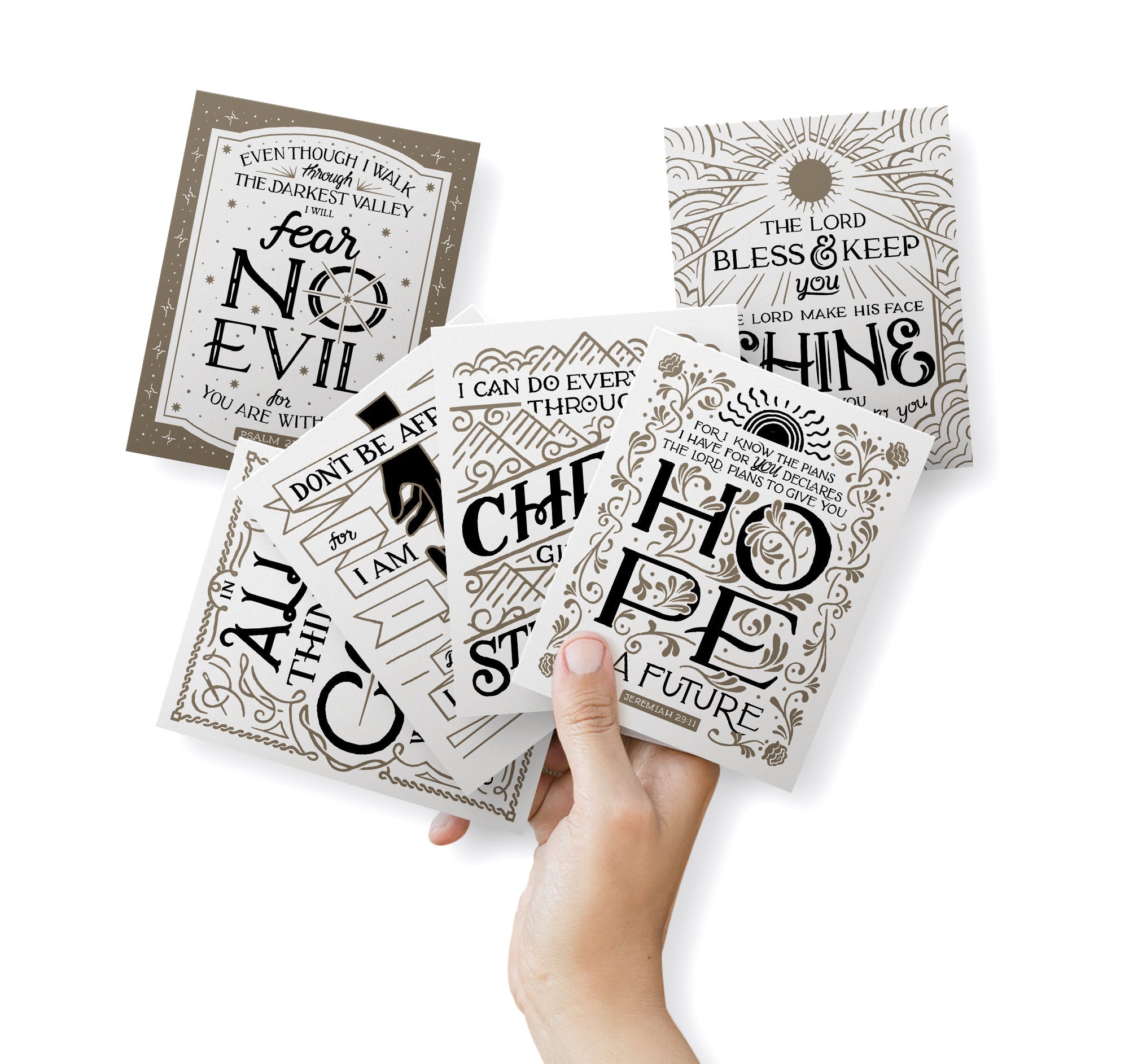 Scripture Encouragement Greeting Card Set - Physical - Twigs Paper