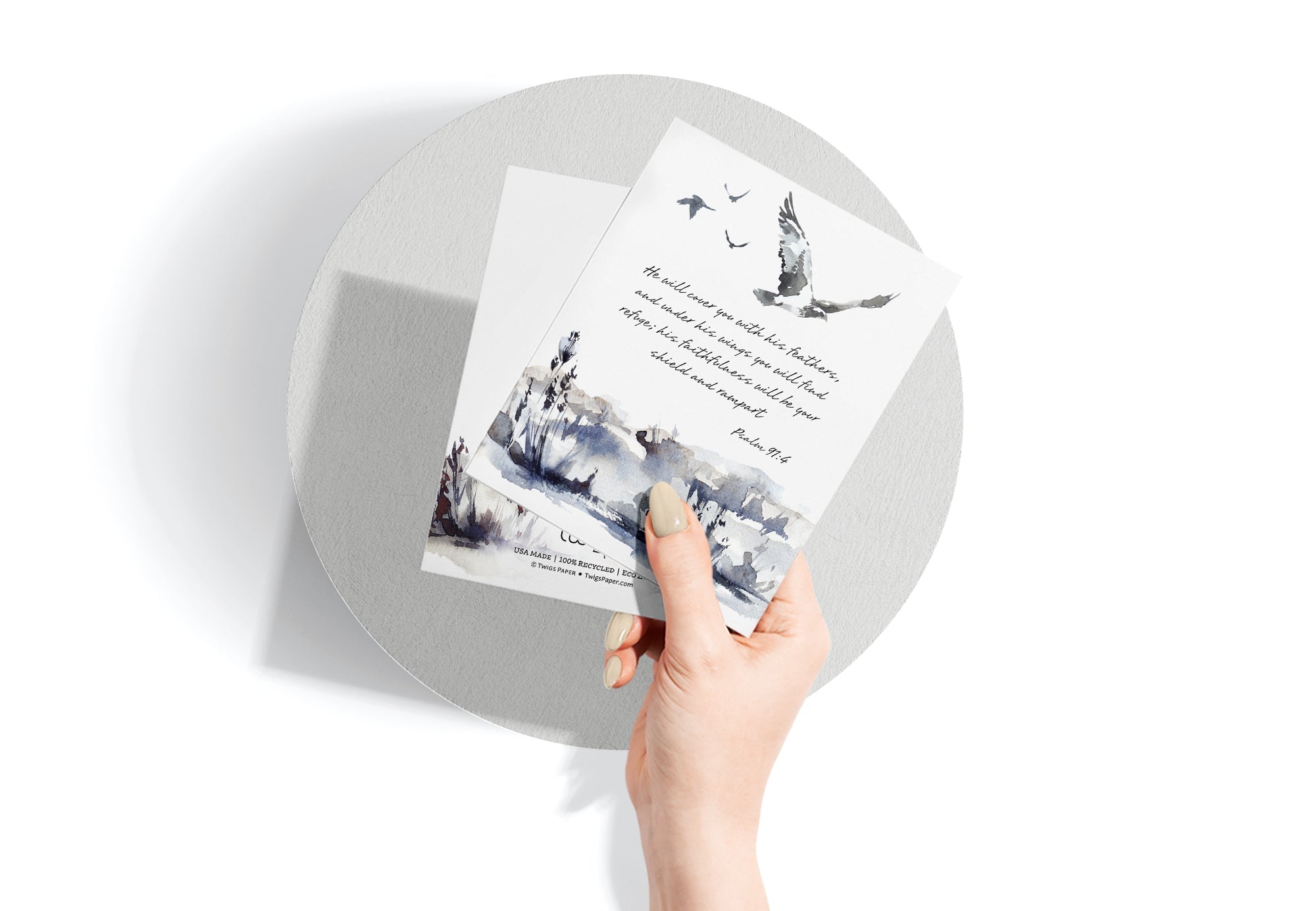 Splendor Scriptures Bible Verse Sympathy Cards with Envelopes - Set of 12