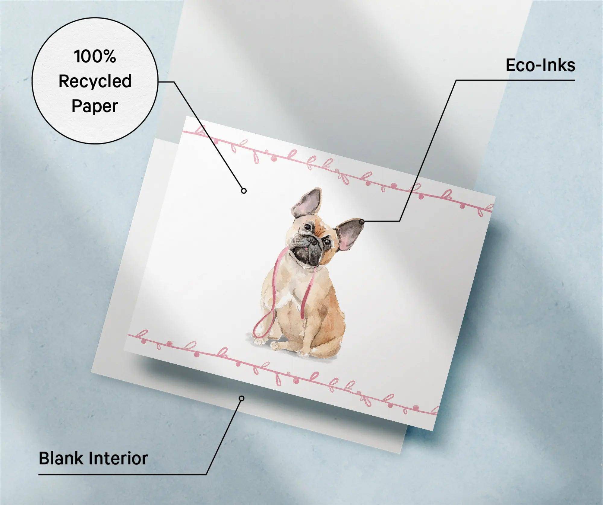 French Bulldog - Twigs Paper